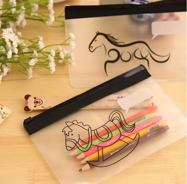 Lynlås PVC-dokumentpose