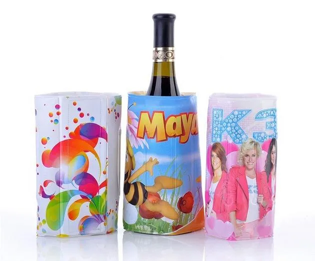 Nye Design engros klar plast PVC vin flaske Ice køler taske som flot gave Kina leverandør 2016