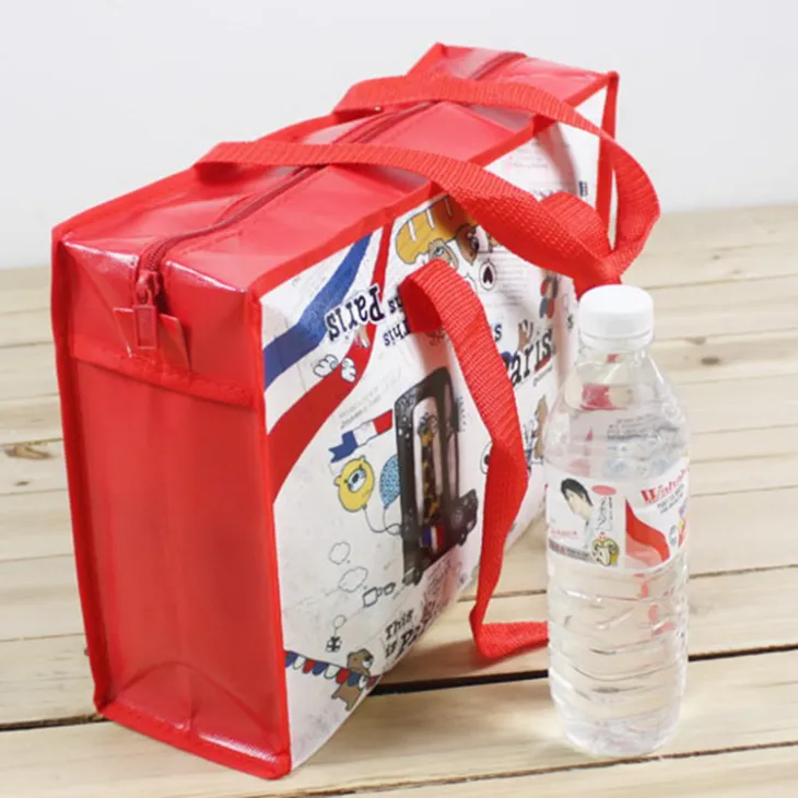 Pp Vævet lynlås taske