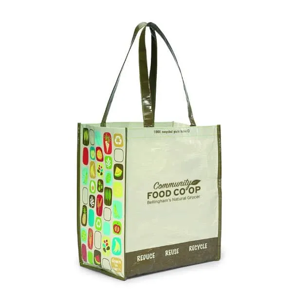 Genbrugte PET indkøbstasker