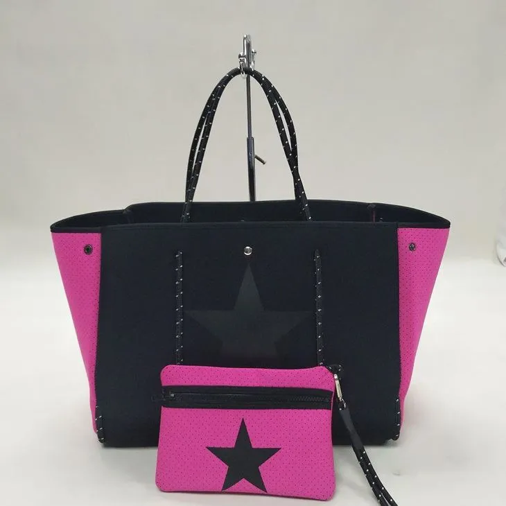 Strandtaske i fløjl Neopren