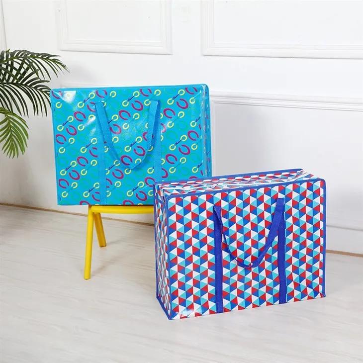 Ikke-vævede vandtætte indkøbstasker i stor størrelse Moving Quilt-pakkepose på lager